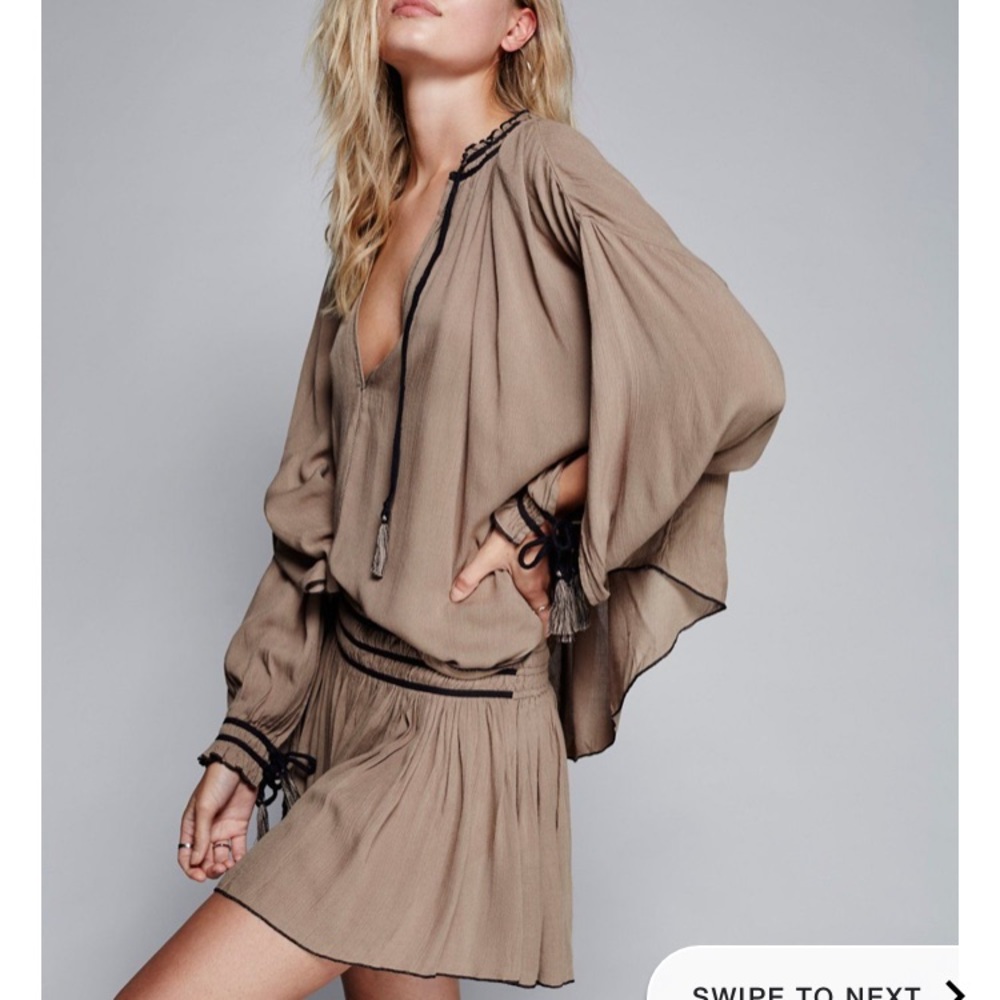 Free people skirt and top set